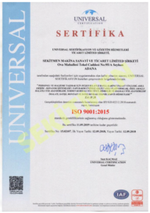 SEKLIFT certification document preview