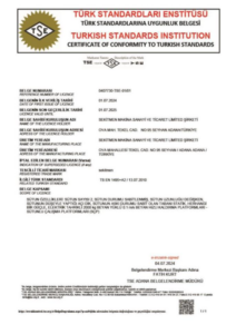 SEKLIFT certification document preview